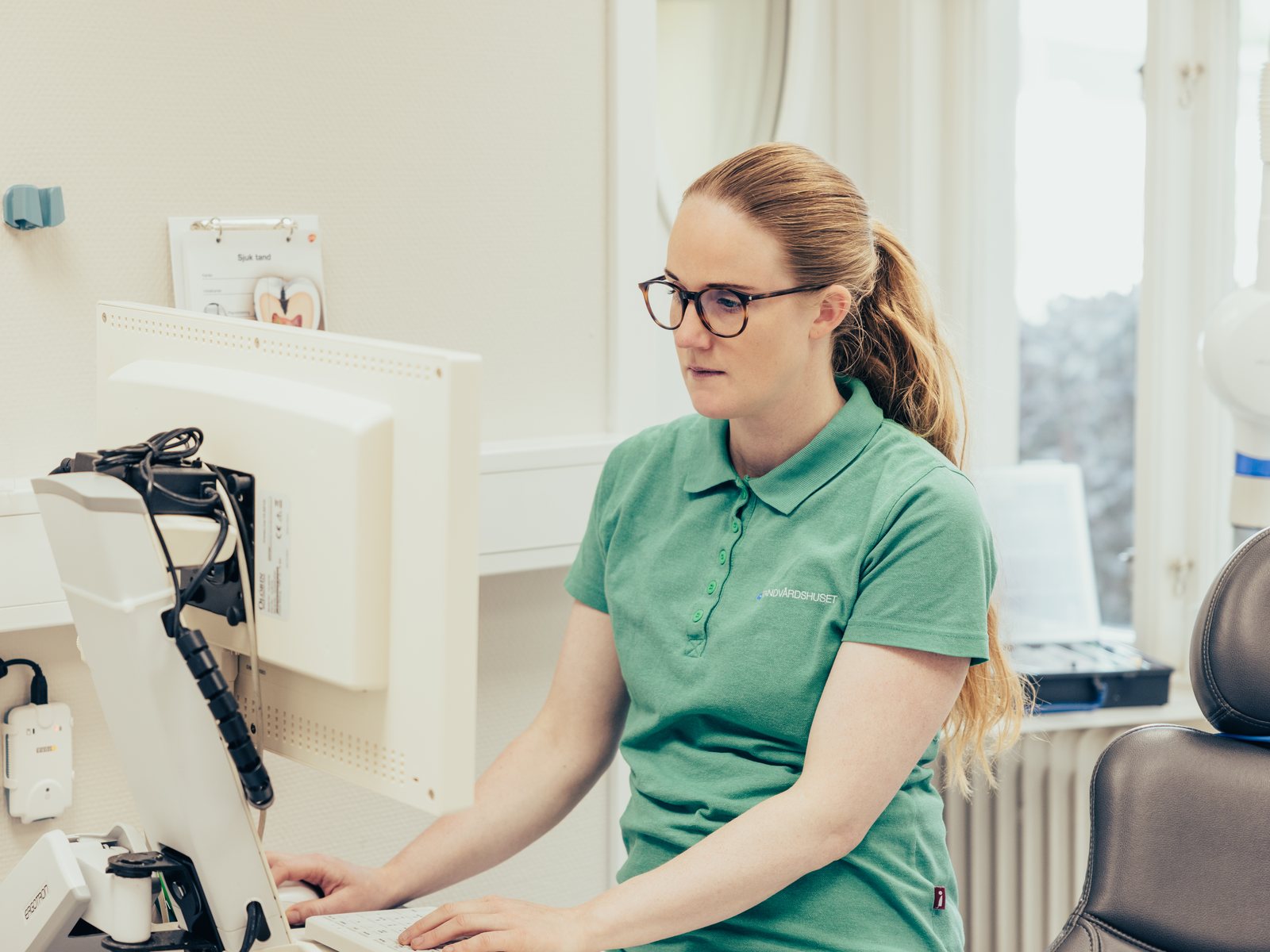 Digital scanning at the clinic in Älmhult